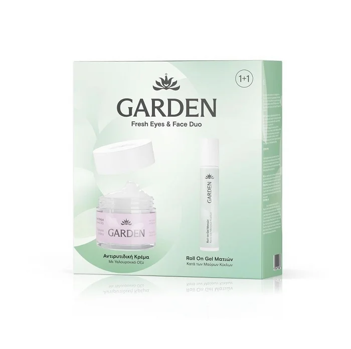 Garden Set No 8 Face Duo Total Eyes & Face Anti-Wrinkle Cream 50Ml + Roll-On Gel Eyes 20Ml Gift Set