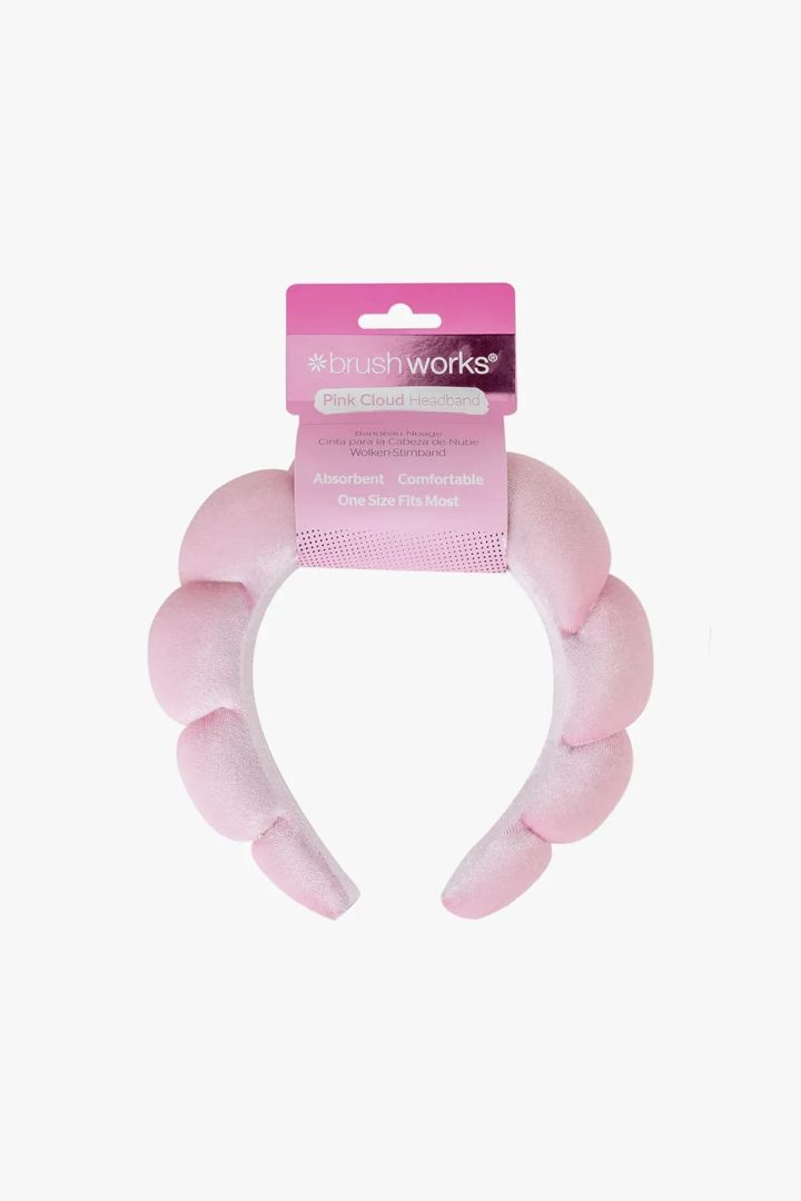 Brushworks Pink Cloud Headband
