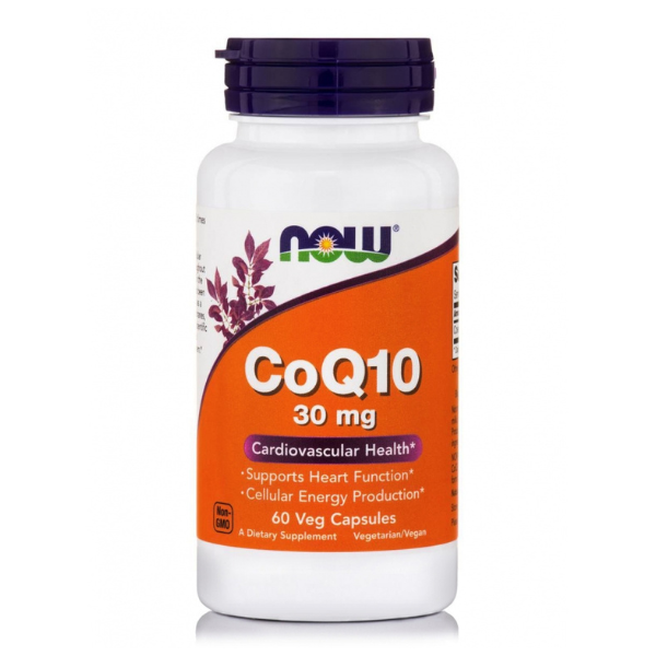Now Coq10 30Mg 60 Vegetarian Capsules