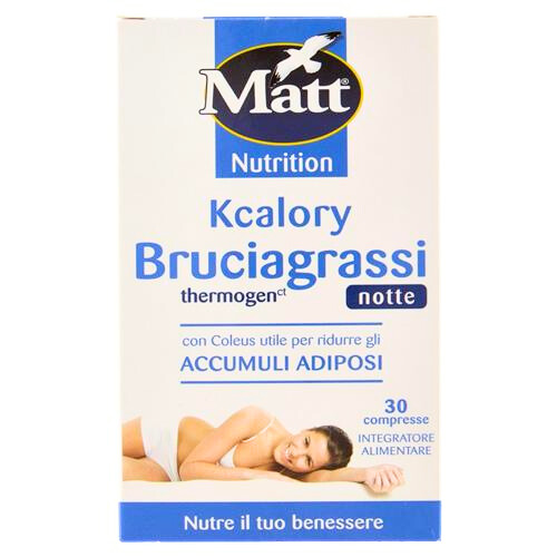 Matt Kcalory Thermogen Night 30 Tablets