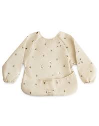 Mushie Long Sleeve Bib Bees