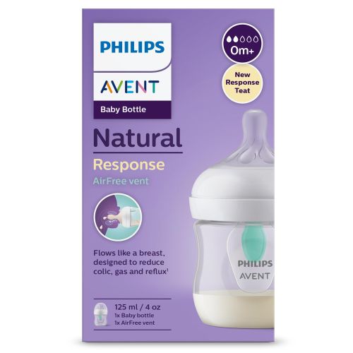 Philips Avent Scy670/01 Natural Response Air Free Vent Bottle 0+ 125Ml