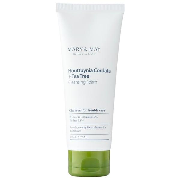 Mary & May Houttuynia Cordata + Tea Tree Cleansing Foam 150Ml