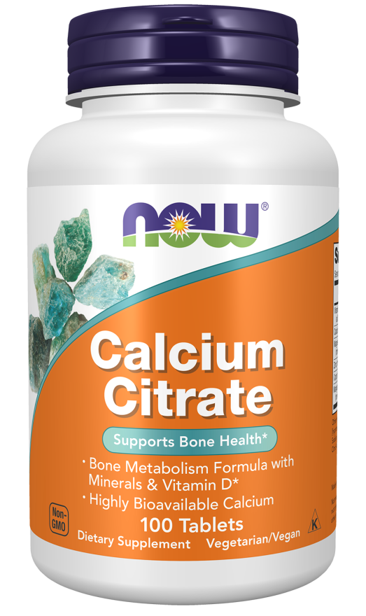 Now Calcium Citrate 100 Tablets