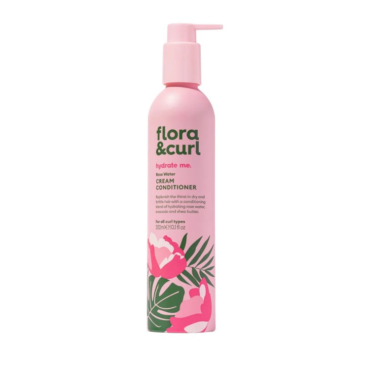 Flora & Curl Rose Water Cream Conditioner 300Ml