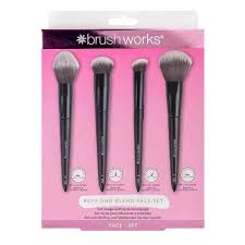 Brushworks Buff And Blend Face Set