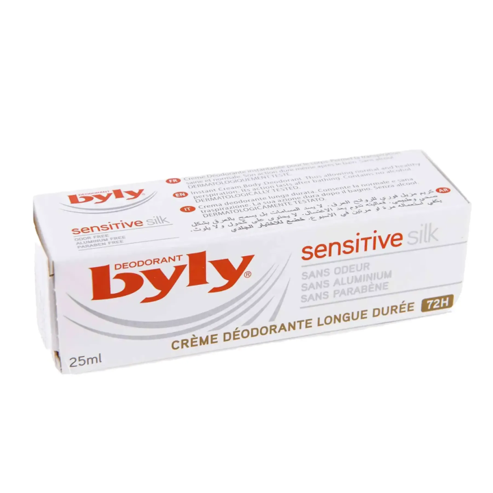 Byly Deodorant Sensitive Silk Long Lasting Cream 25Ml