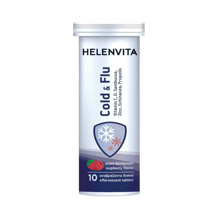 Helenvita Cold & Flu 10 Effervescent Tablets