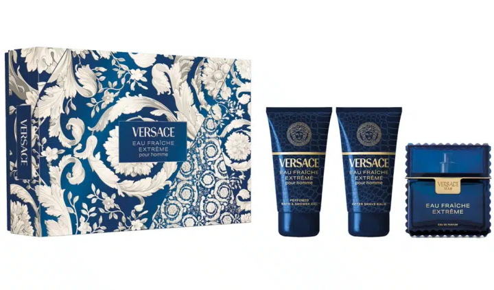 Versace Extreme Pour Homme Edp 50Ml & After Shave 50Ml & Shower Gel 50Ml Gift Set Xmas '25