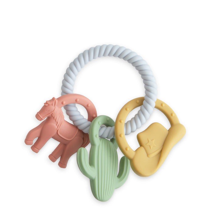 Mushie Teething Ring Western