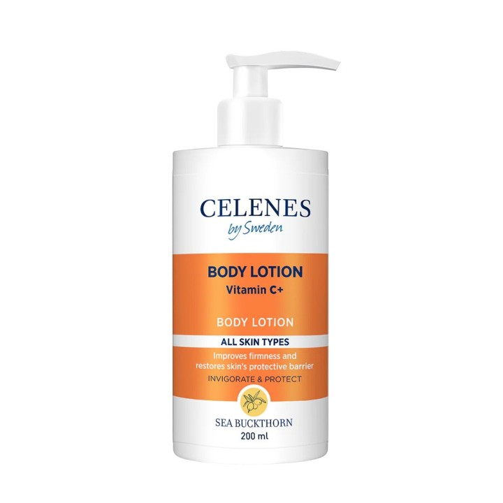 Celenes By Sweden Body Lotion Vitamin C+ Sea Buckthorn 200Ml