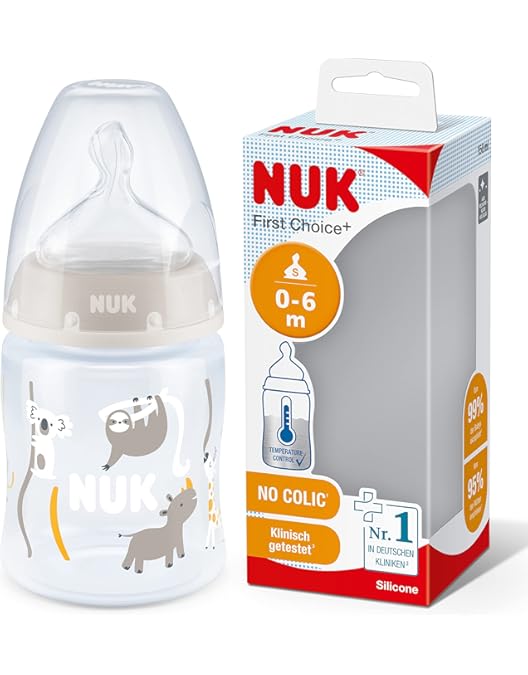 Nuk Fc Bottle Temperature 0-6M 150Ml Pink/Blue
