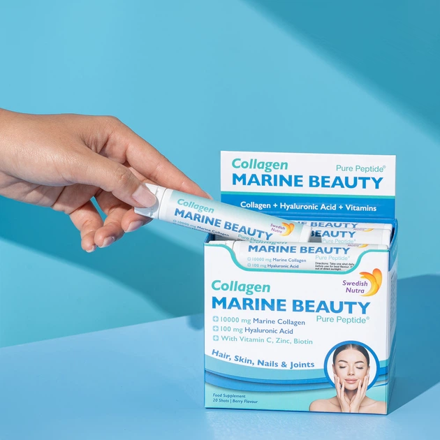 Swedish Nutra Collagen Marine 20 Shots Of 25Ml Each