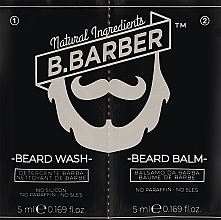 B.Barber Wash 5Ml + Balm 5Ml Set