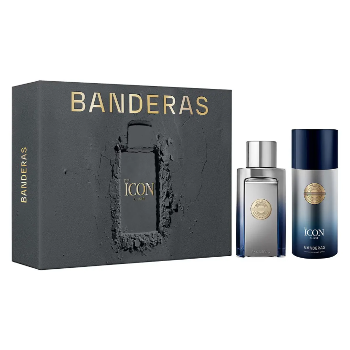 Antonio Banderas The Icon Elixir Men Edp 100Ml & Deo Spray 150Ml Gift Set