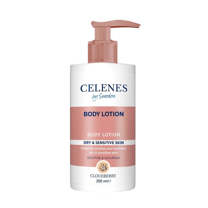Celenes By Sweden Body Lotion Unscented Soothe & Nourish Cloudberry 200Ml