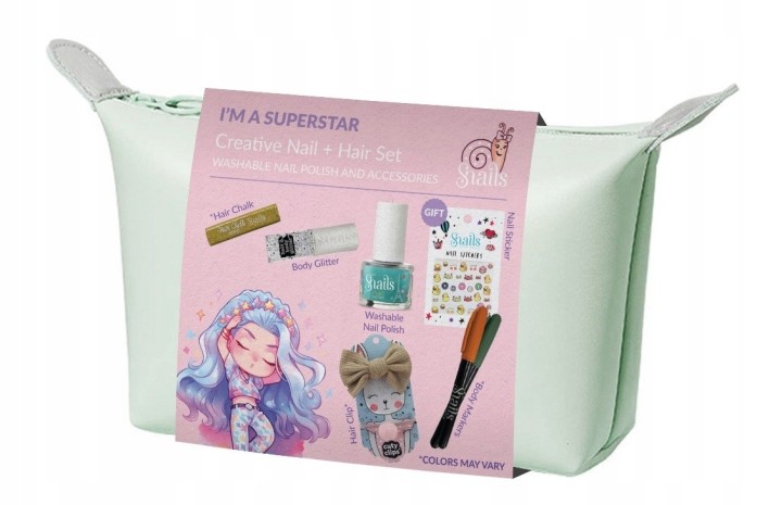 Snails I'M A Superstar - Nail & Hair Set Bag