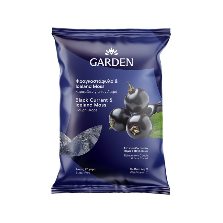 Garden Cough Drops Black Currant & Iceland Moss 60G