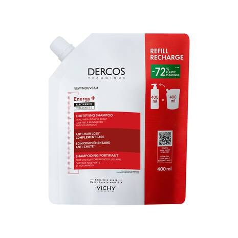 Vichy Dercos Energising Shampoo Refill 400Ml