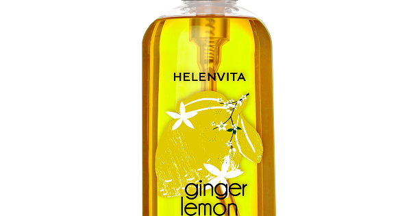 Helenvita Ginger Lemon Shower Gel 490Ml & Ginger Lemon Body Milk 300Ml Free