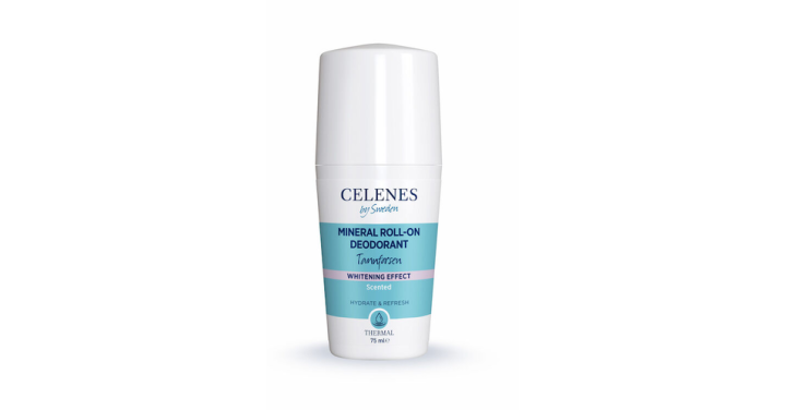 Celenes Mineral Roll On Tannforsen Whitening Effect Scented Hydrating & Refreshing 75Ml