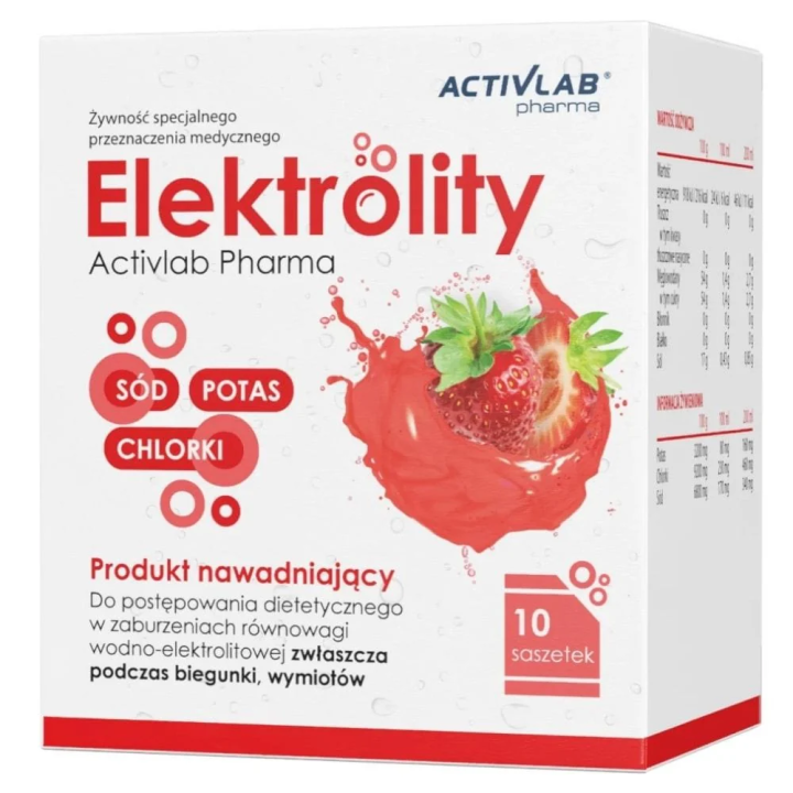 Activlab Electrolytes Strawberry Flavour 10 Sachets