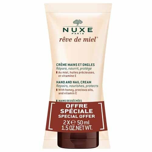 Nuxe Reve De Miel Nourishing Hand & Nail Cream 2X50Ml