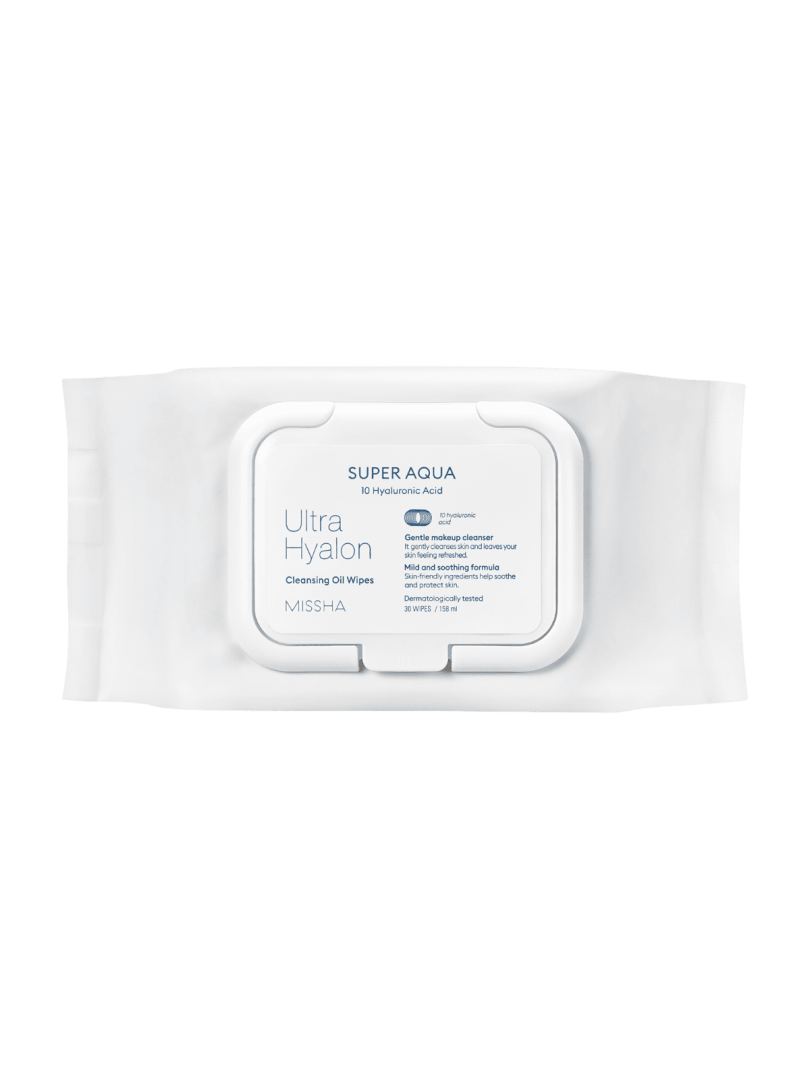 Missha Super Aqua Ultra Hyalron Cleansing Oil Wipes 30Pcs