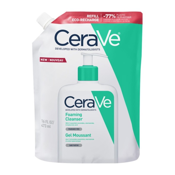 Cerave Foaming Cleanser Refill 437Ml