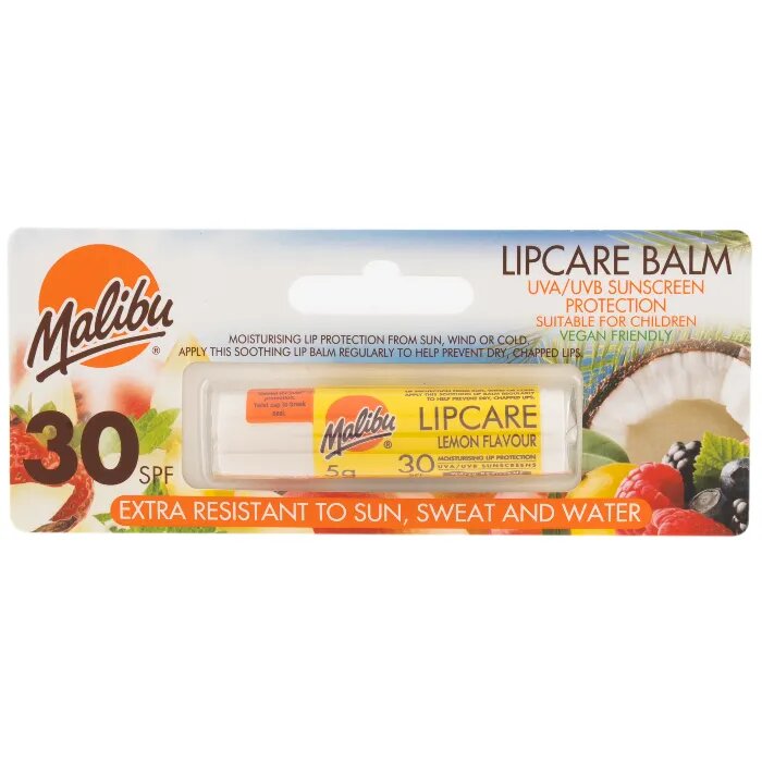 Malibu Lip Balm Spf30 Lemon 5G