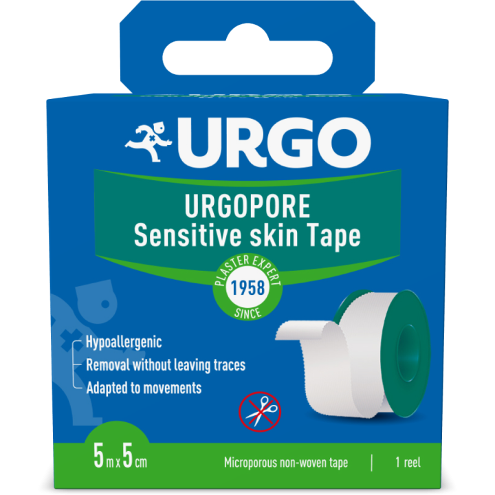 Urgopore Sensitive Skin Tape 5M X 5Cm