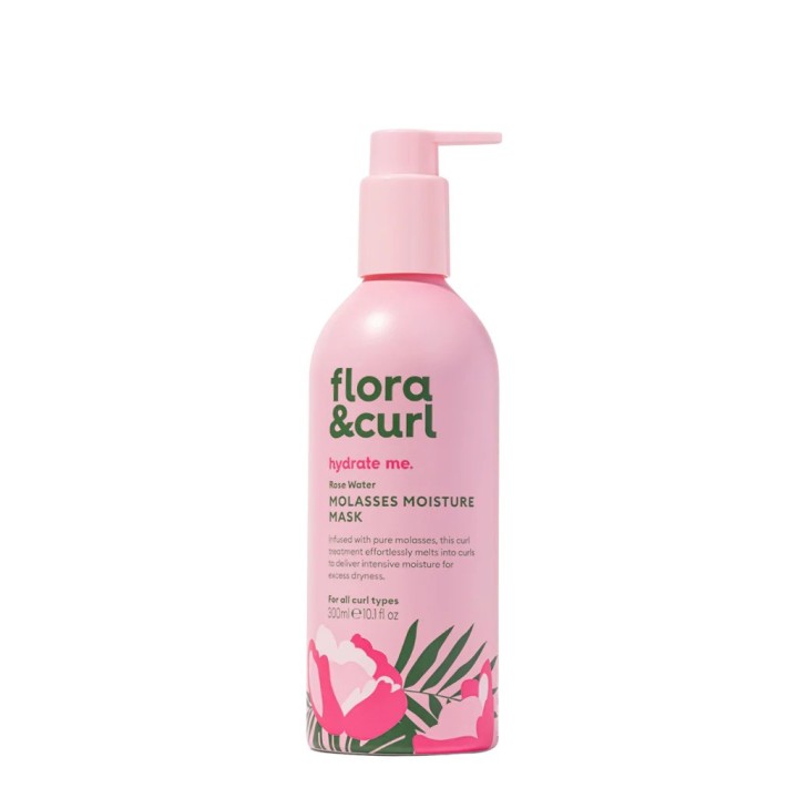 Flora & Curl Rose Water Molasses Moisture Mask 300Ml