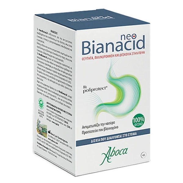 Neo Bianacid 45 Tablets Lemon Flavor
