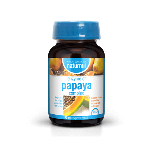 Naturmil Papaya Enzyme Complex 90 Capsules