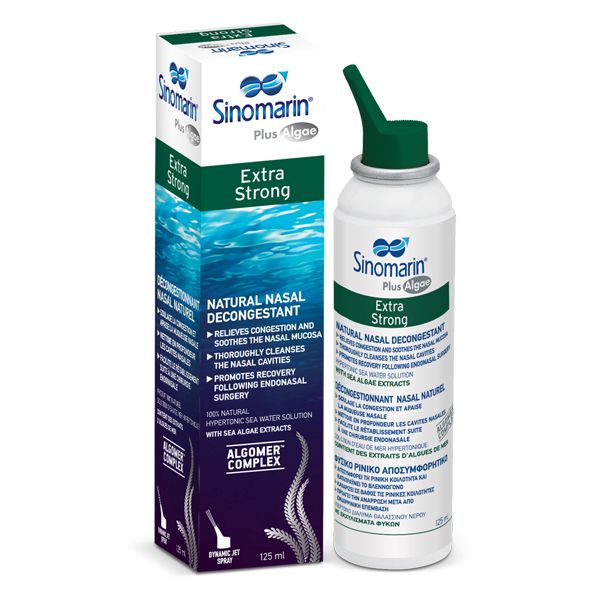 Sinomarin Plus Algae Extra Strong Nasal Spray 125Ml
