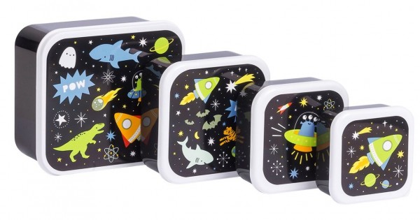 A Little Lovely Company Snack Box Set Galaxy