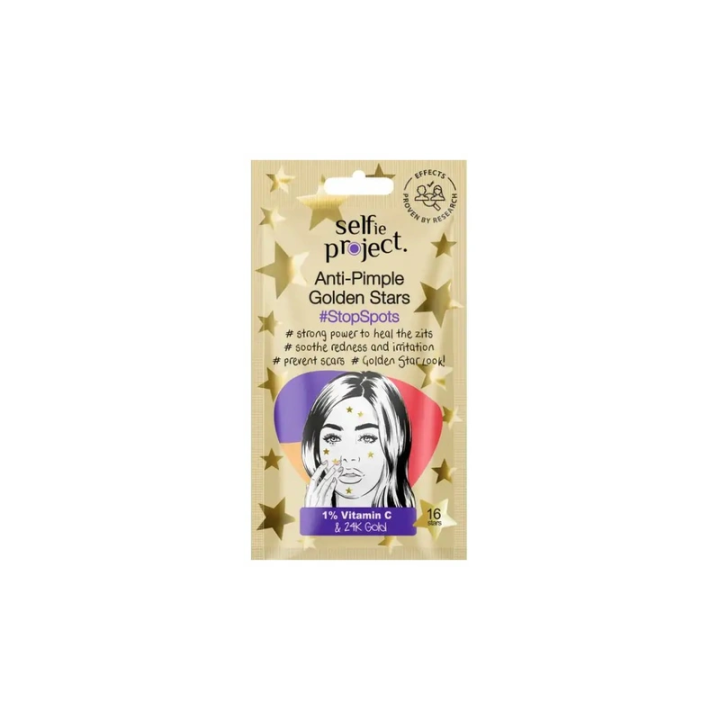 Selfie Project Gold Anti-Pimple Stop Spots Face Mask