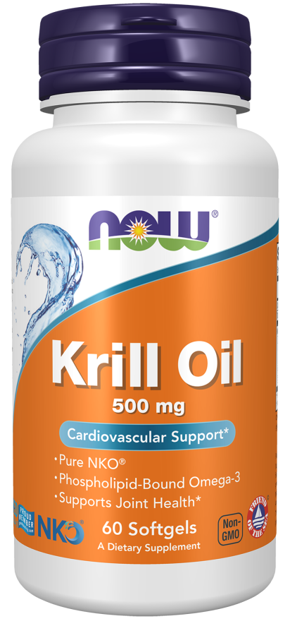 Now Krill Oil 500Mg 60 Softgels