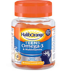 Haliborange Teens Omega 3&Multivitamins 30 Orange Gummies