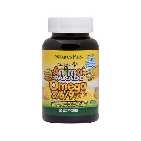 Naturesplus Animal Parade Omega 3/6/9 Junior 90 Softgels