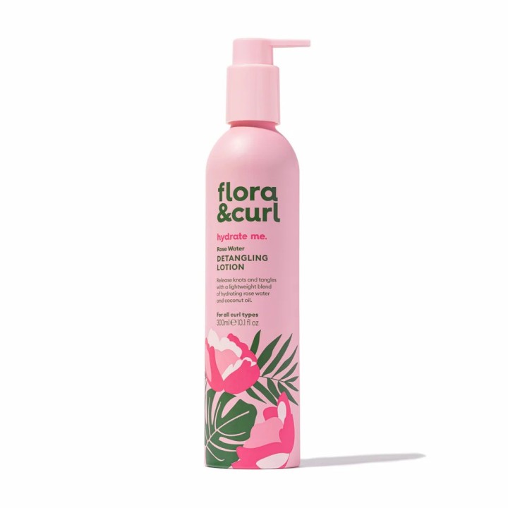 Flora & Curl Rose Water Detangling Lotion 300Ml
