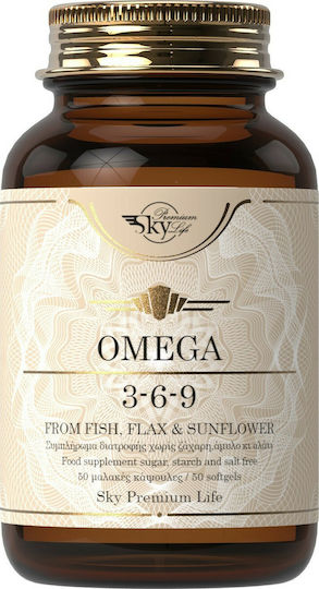 Sky Premium Life Omega 3-6-9 50 Softgels