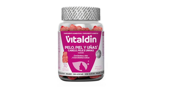 Vitaldin Pelo, Piel Y Unas - Hair, Skin & Nails - 30 Chewable Gummies