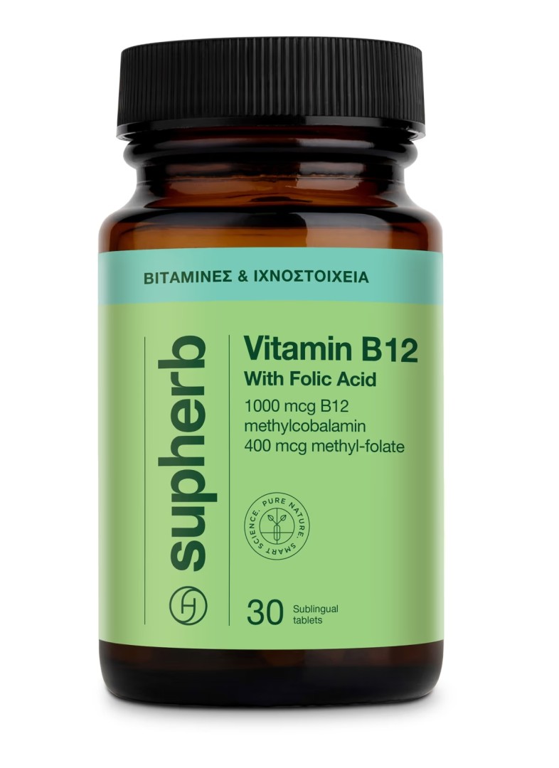 Supherb Vitamin B12 With Folic Acid 30S