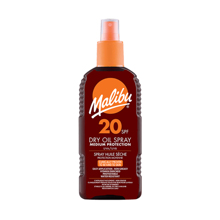 Malibu Spf20 Dry Oil Spray 200Ml