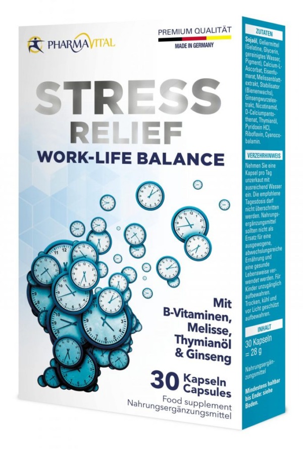 Pharmavital Stress Relief Work-Life Balance 30 Capsules