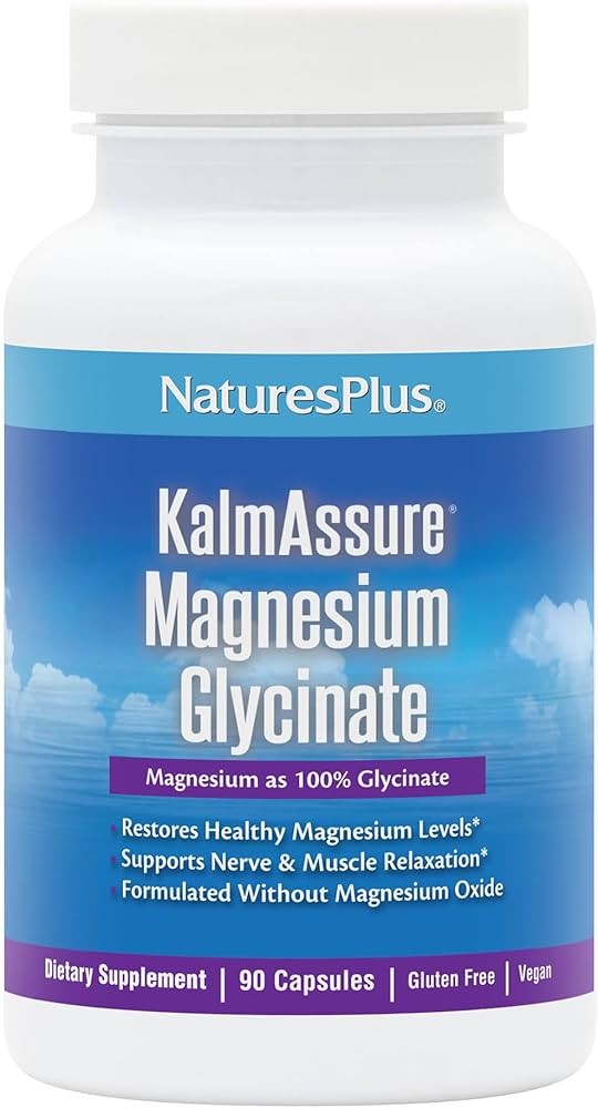Naturesplus Kalmassure Magnesium Glycinate 90 Caps