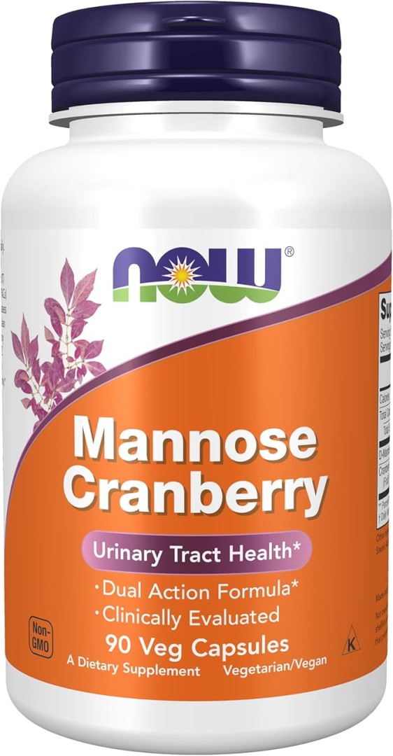 Now Mannose Cranberry 90 Vegetarian Capsules