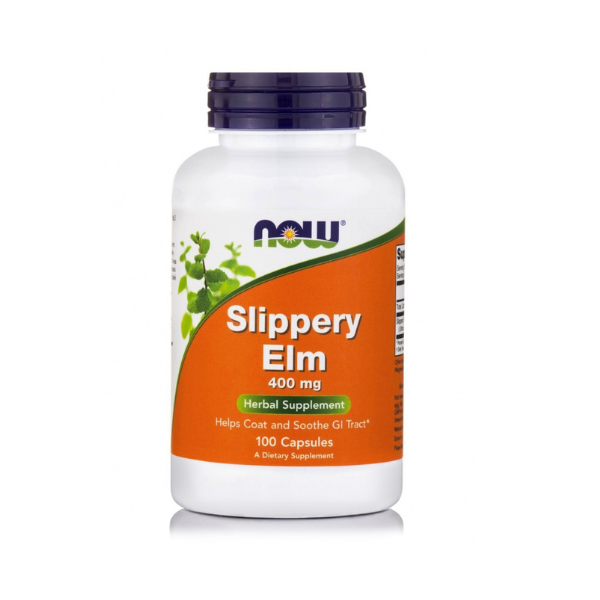 Now Slippery Elm 400Mg 100 Vegetarian Capsules