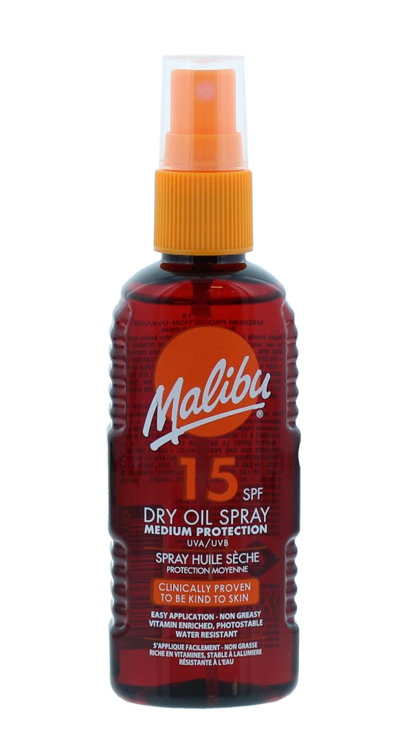 Malibu Spf15 Dry Oil Spray 100Ml